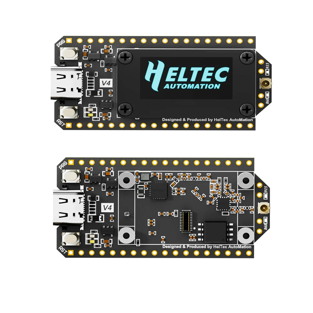 Heltec V4 Meshtastic WiFi LoRa 32 Dev-Board Case Set Soft Antenna ESP32 SX1262 Solar Powered BLE Low Power