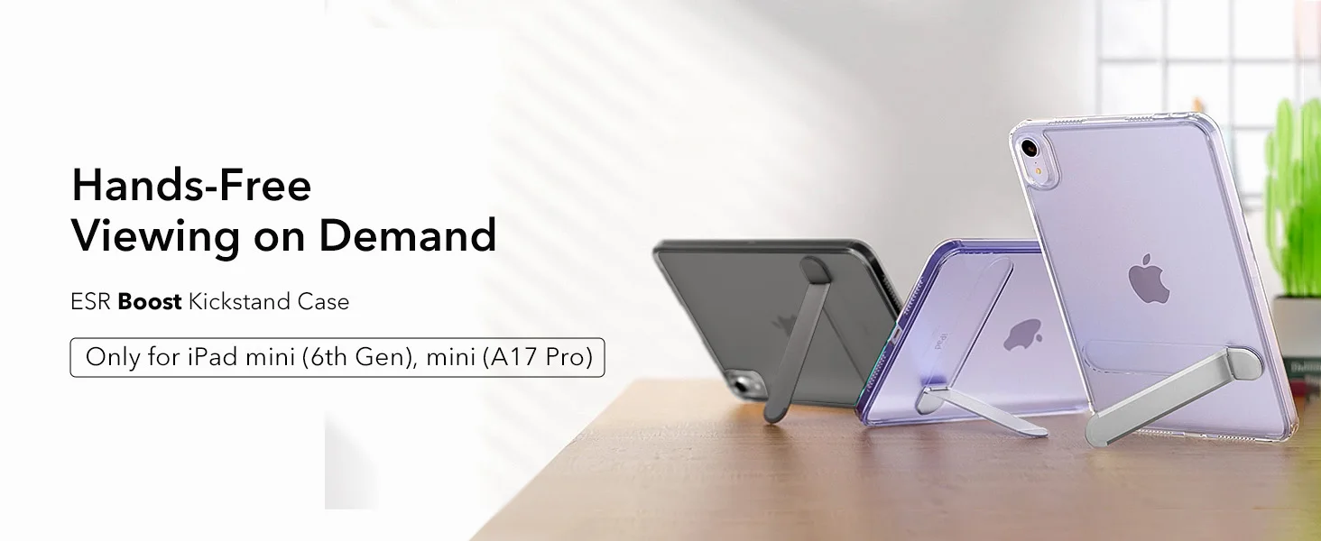 ESR for iPad Mini 7 A17 Pro Case Shock and Drop Protection Cover for iPad Mini 7th/6th Generation Case (2024/2021)