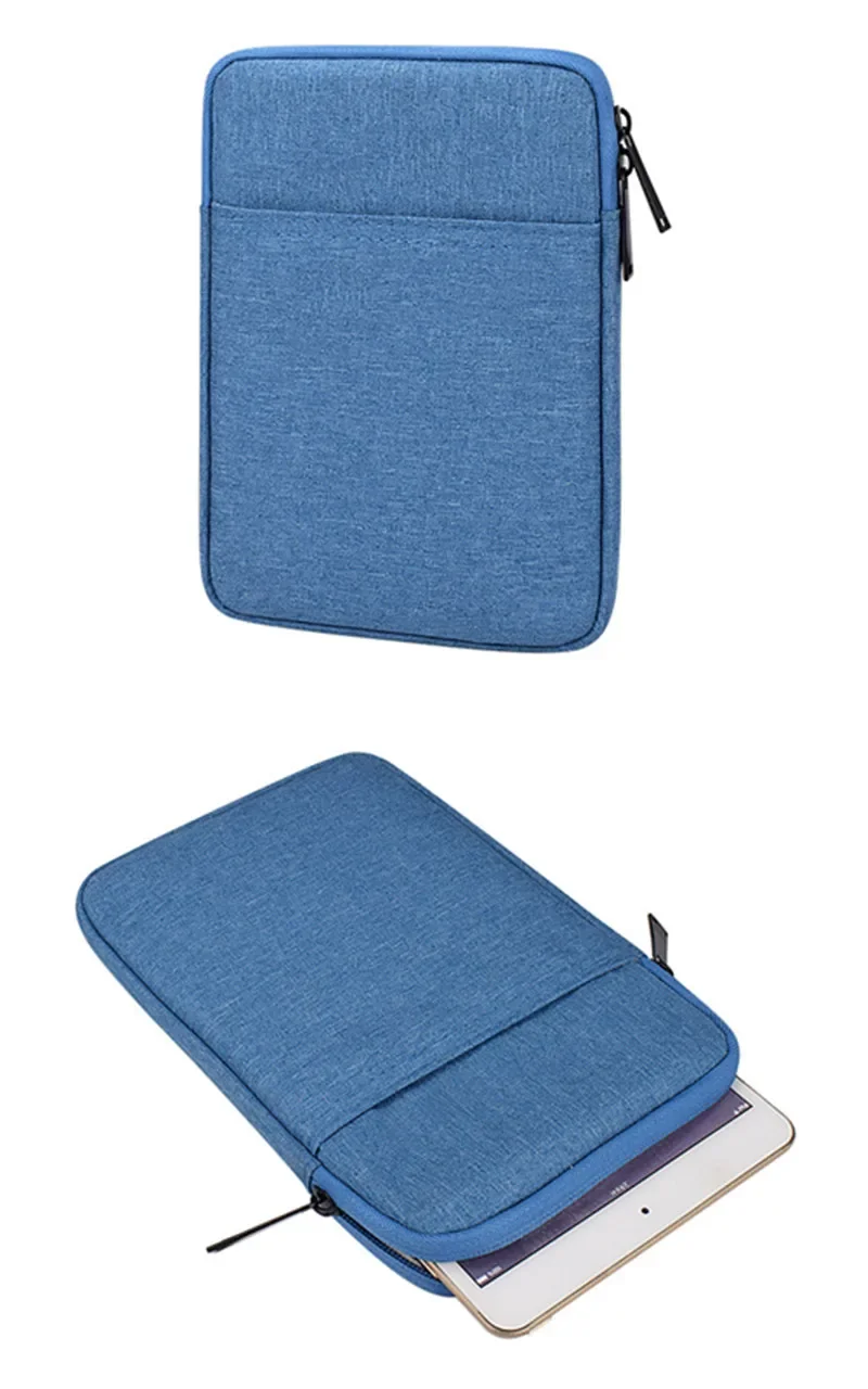 Case For Kindle Paperwhite 2024 12th Generation and Colorsoft 7 Inch Model No.SA569P SA568B Bag Sleeve Zipper Shockproof Pockets