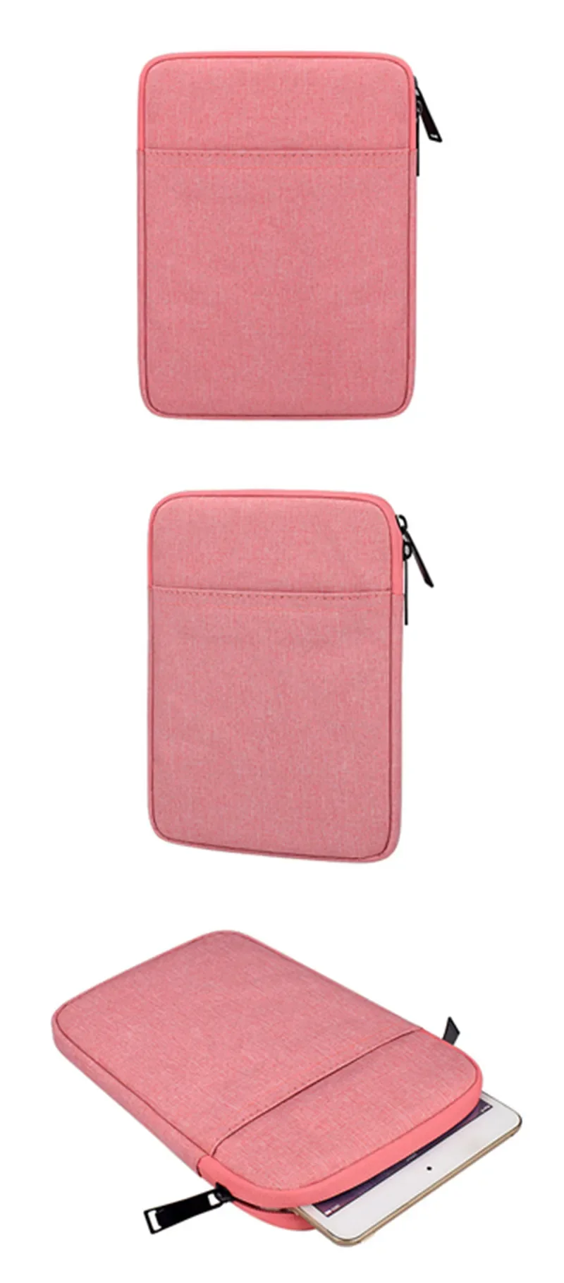 Case For Kindle Paperwhite 2024 12th Generation and Colorsoft 7 Inch Model No.SA569P SA568B Bag Sleeve Zipper Shockproof Pockets