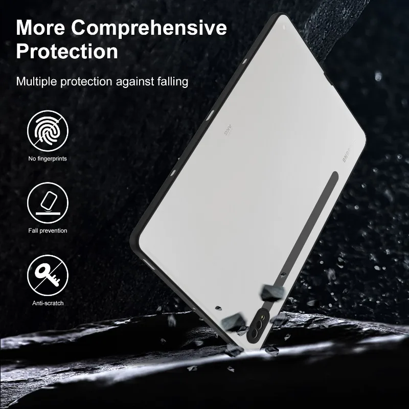 Matte Case For Samsung Galaxy Tab A9+plus 11 A8 10.5 A7 Lite 8.7 Tablet Cover Tab S9+FE 12.4 S8 S7 S6 Lite 10.4 Hard Back Shell