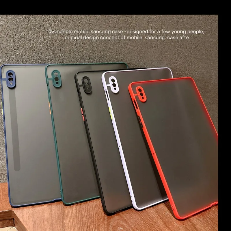 Matte Case For Samsung Galaxy Tab A9+plus 11 A8 10.5 A7 Lite 8.7 Tablet Cover Tab S9+FE 12.4 S8 S7 S6 Lite 10.4 Hard Back Shell