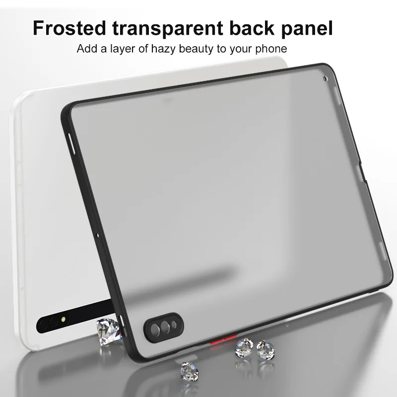 Matte Case For Samsung Galaxy Tab A9+plus 11 A8 10.5 A7 Lite 8.7 Tablet Cover Tab S9+FE 12.4 S8 S7 S6 Lite 10.4 Hard Back Shell