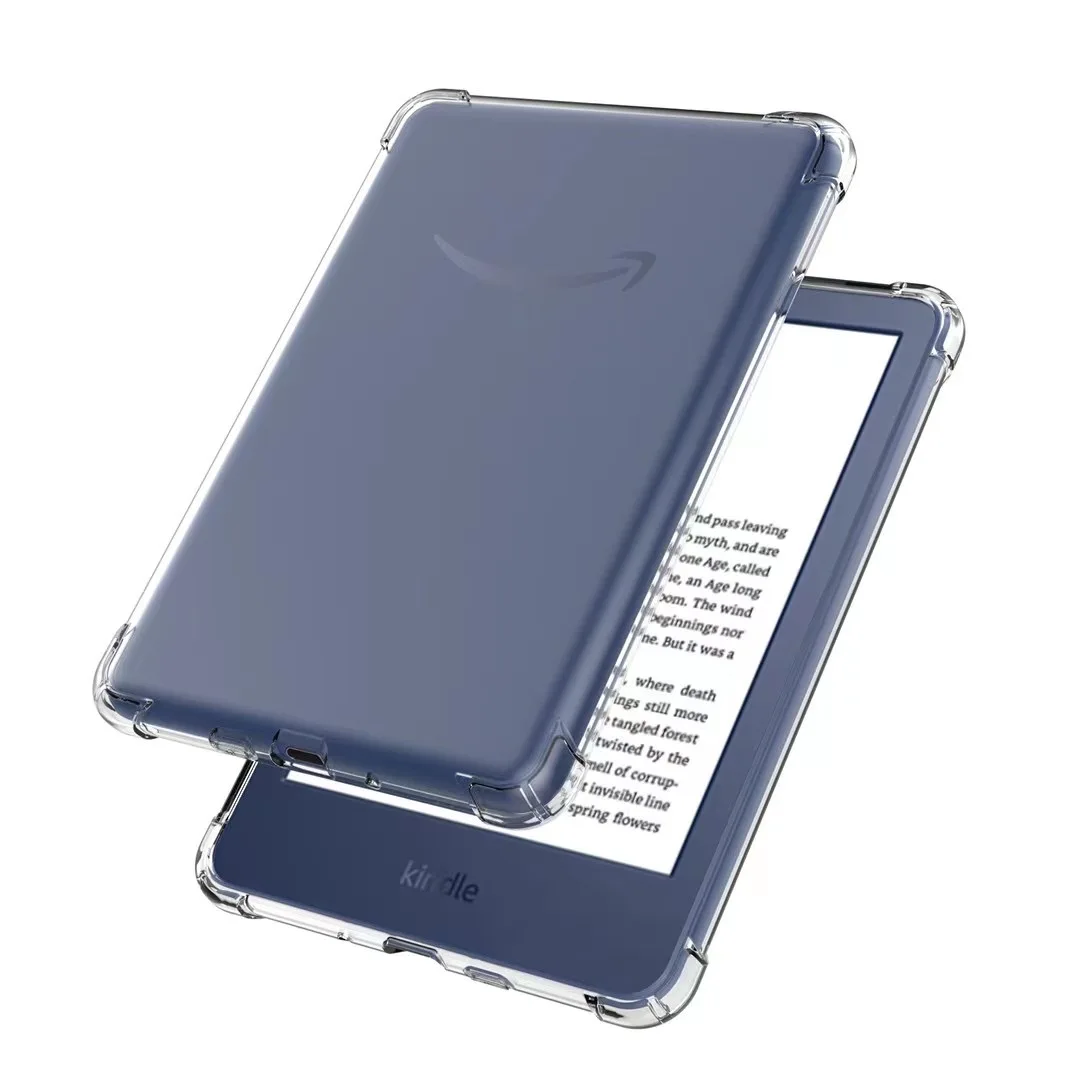 Silicon Case For 6'' All-new Kindle (2022 Release) 11th C2V2L3 Generation Clear Transparent Soft TPU Back Tablet Cover Coqe
