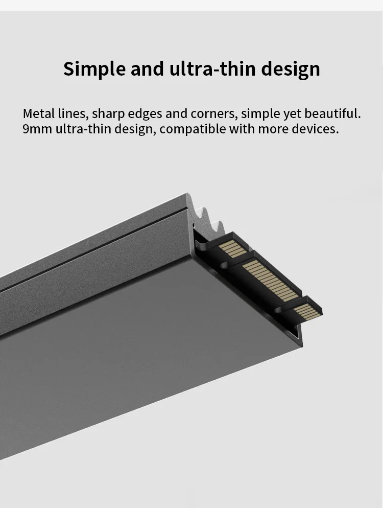 TEUCER M2 SSD Heatsink NVME 2280 Solid State Disk Drive Radiator Cooler Cooling Pad for Desktop PC M.2 NVME PS5 Heatsink