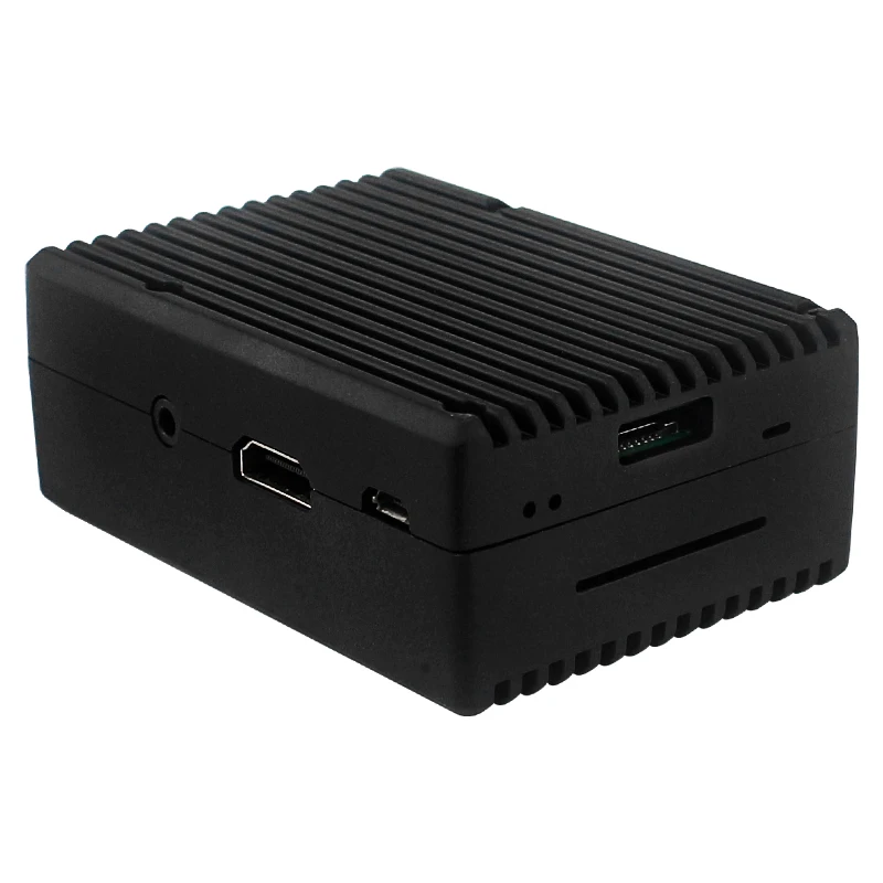 Raspberry Pi 3B+ 3B Aluminum Case Active Passive Cooling Metal Armored Shell Case for RPI 3B 3B+