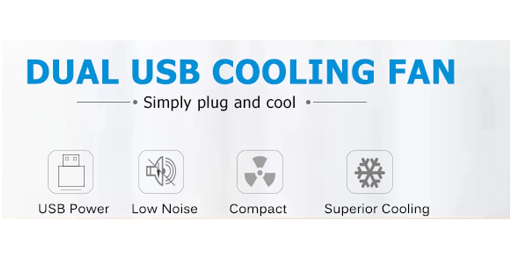 2pcs Gdstime 5V USB PC Fan 40mm 50mm 60mm 80mm 90mm 120mm 140mm for Receiver DVR Playstation Xbox Router Computer Cabinet Cooler