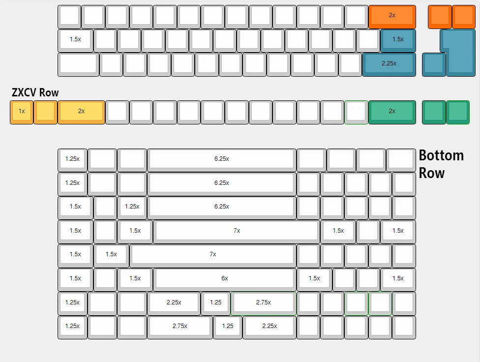 60% 61 64 Aluminum Steel Positioning Board Plate For DZ60 GH60 XD64 Bface YD64MQ DIY Mechanical Keyboard