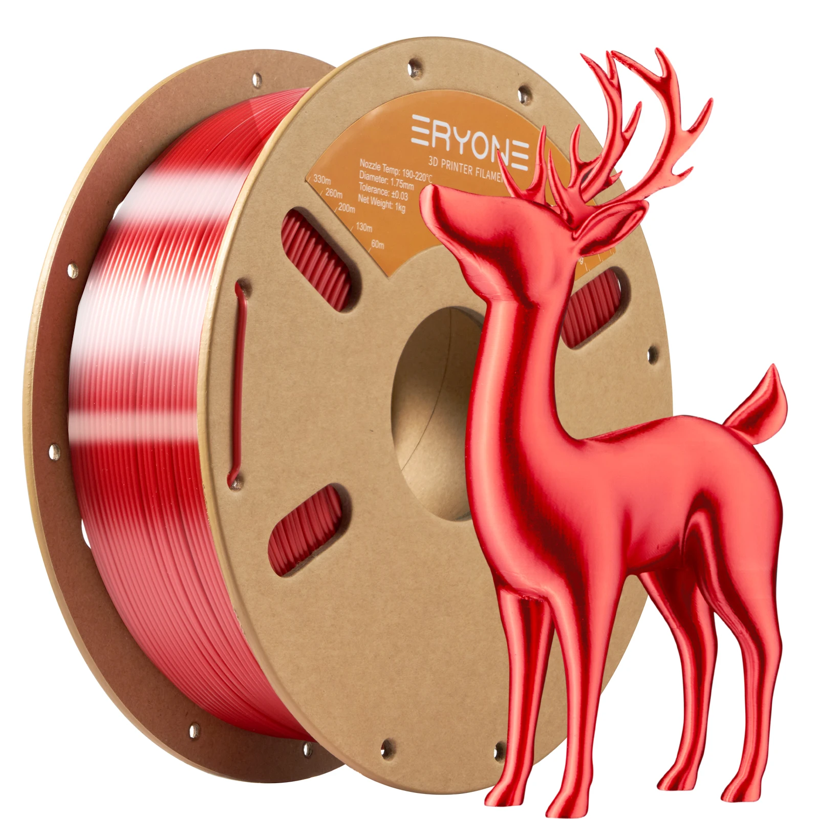 Eryone Promotion New Arrival Ultra SILK PLA Filament 3D Printing 1/3/5/10KG 1.75mm For 3D Printer High Quality Fast Delivery