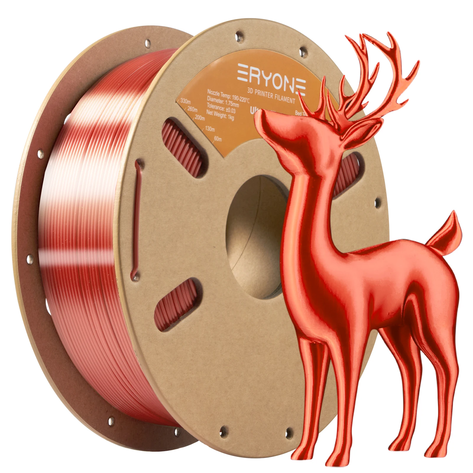 Eryone Promotion New Arrival Ultra SILK PLA Filament 3D Printing 1/3/5/10KG 1.75mm For 3D Printer High Quality Fast Delivery
