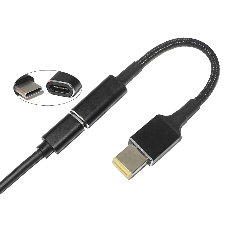 100W USB C PD to DC Universal Laptop Charger Converter Type C Fast Charging Adapter Cable Cord for Asus Lenovo Hp Dell Laptop