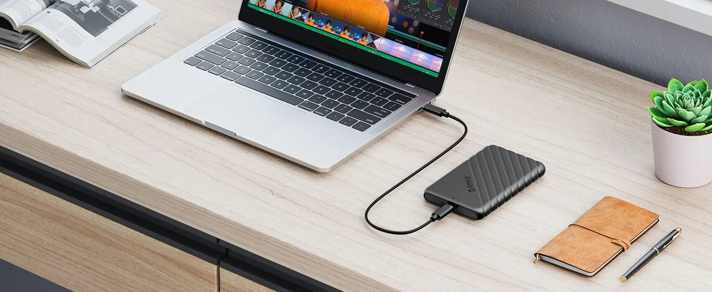 ORICO 2.5 inch HDD Enclosure SATA to USB 3.0 Type-C External Hard Drive Case 5Gbps Speed SATA SSD HDD Case 6TB Storage Box