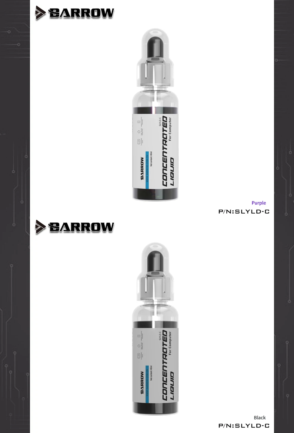 Barrow Water Coolant Colorful Liquid Deionized Thermal Fluid For Computer PC Water Cooling System Refrigeracion Liquida,SLYLD-C