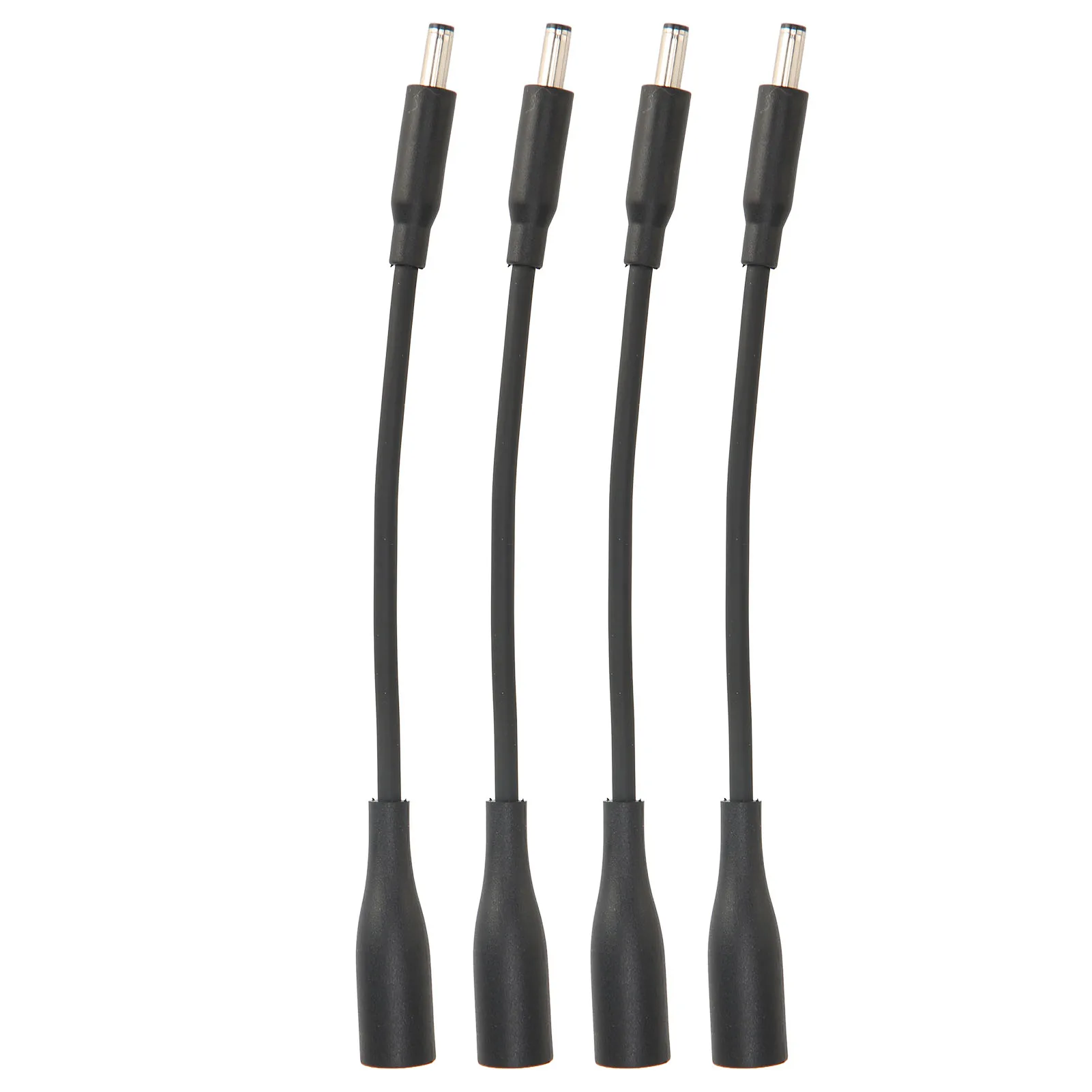 4pcs DC 7.4x5.0mm to 4.5x3.0mm Adapter Cable Plug and Play Portable Tip Adapter Connector Converter Cable for Dell Laptop
