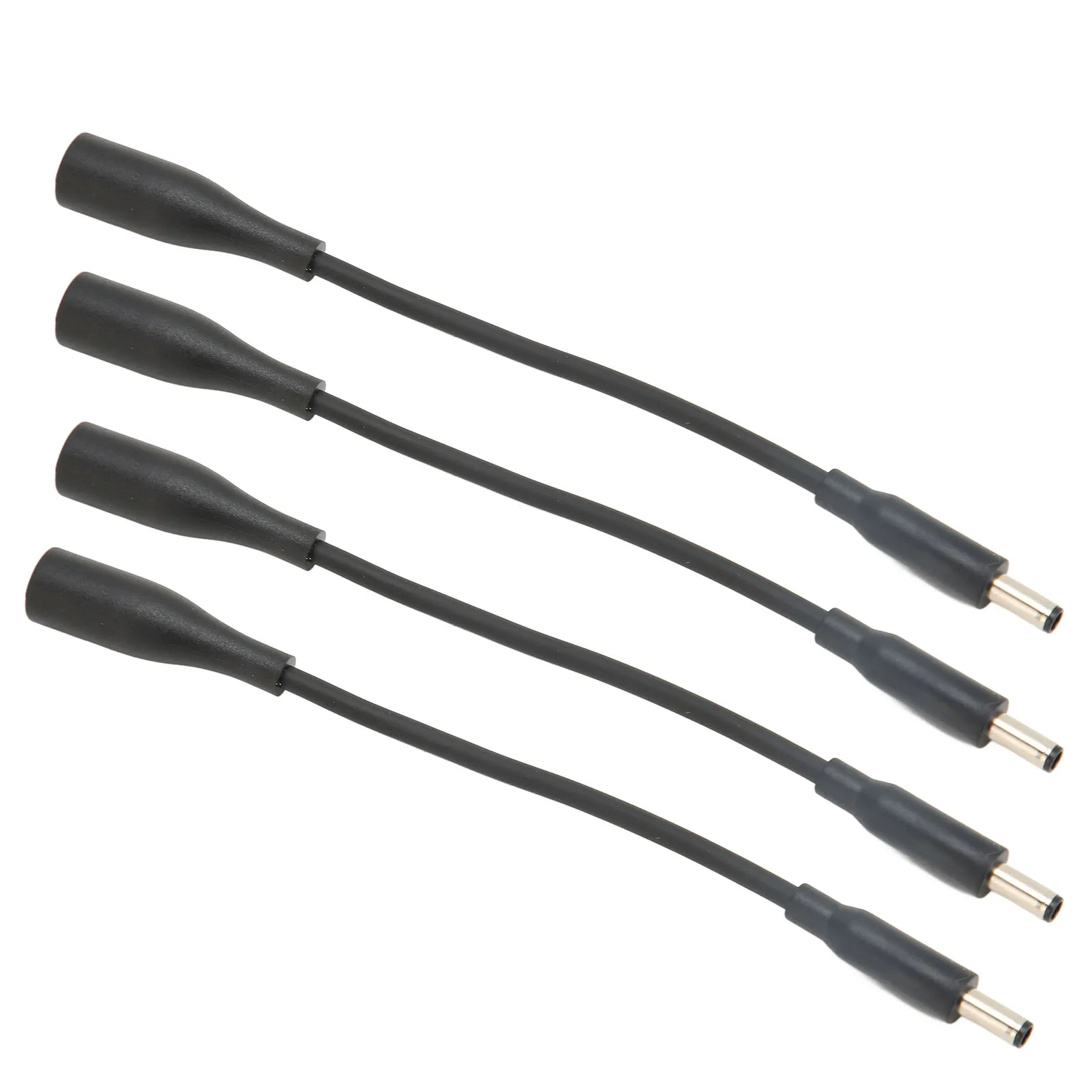 4pcs DC 7.4x5.0mm to 4.5x3.0mm Adapter Cable Plug and Play Portable Tip Adapter Connector Converter Cable for Dell Laptop