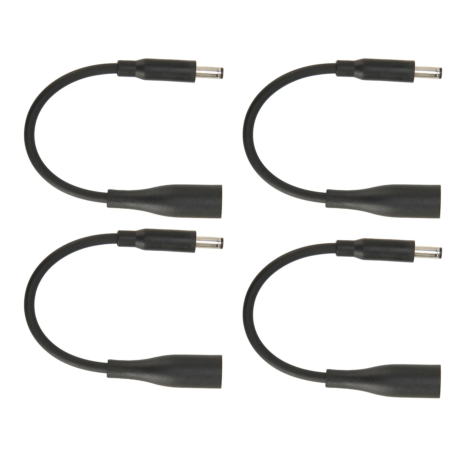 4pcs DC 7.4x5.0mm to 4.5x3.0mm Adapter Cable Plug and Play Portable Tip Adapter Connector Converter Cable for Dell Laptop