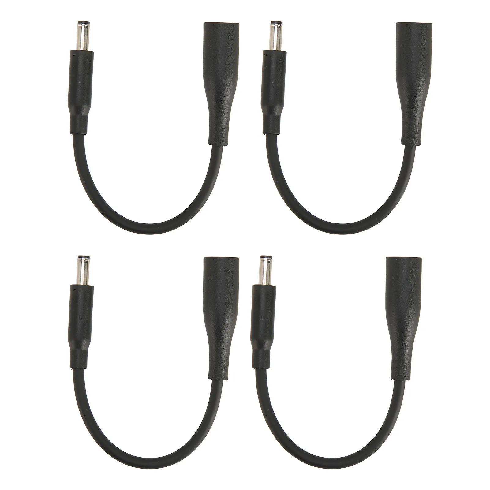 4pcs DC 7.4x5.0mm to 4.5x3.0mm Adapter Cable Plug and Play Portable Tip Adapter Connector Converter Cable for Dell Laptop