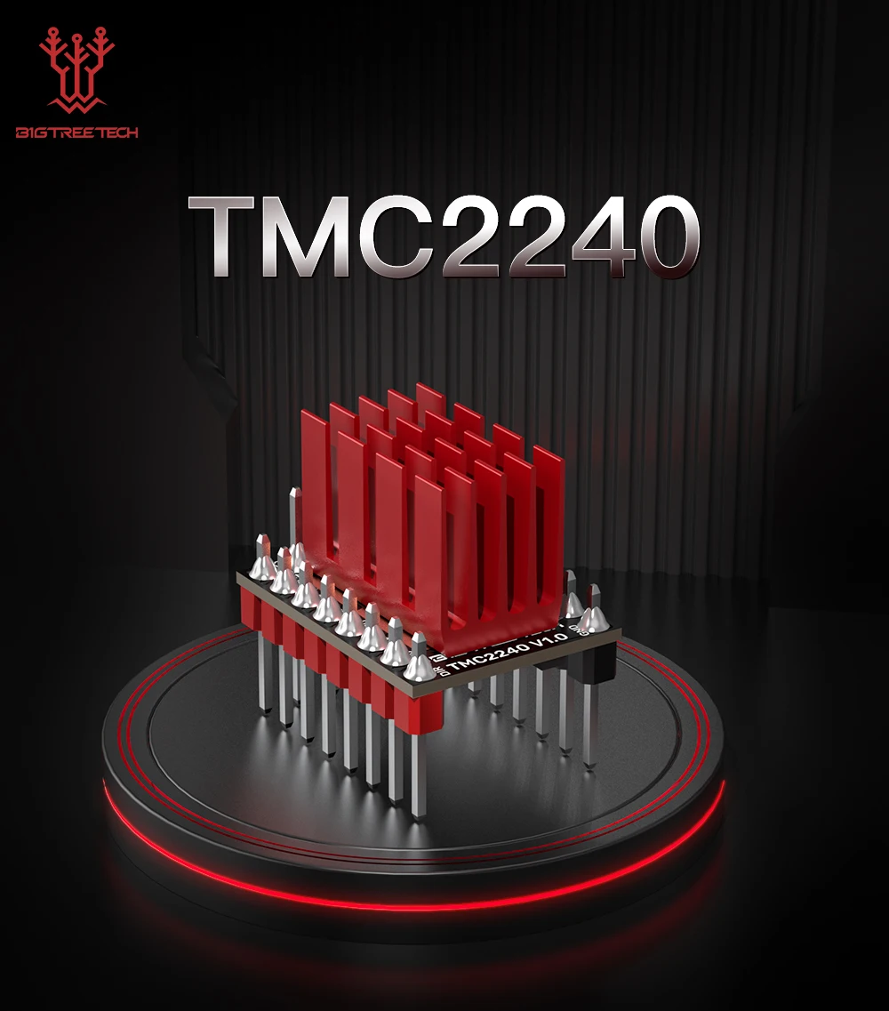 BIGTREETECH TMC2240 Stepper Motor Driver Module 3D Printer Parts SPI Mode 36V High-Speed VS TMC2209 TMC5160 For Octopus SKR 2