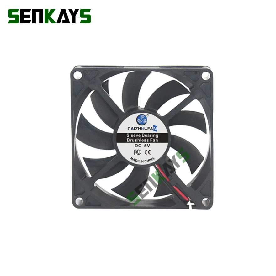 8015 80MM 80*80*15MM DC 5V 12V 24V Ultra-Thin USB Cooling Fan Comptuter CPU Cooling Fan Laptop Cooling Fan 2pin