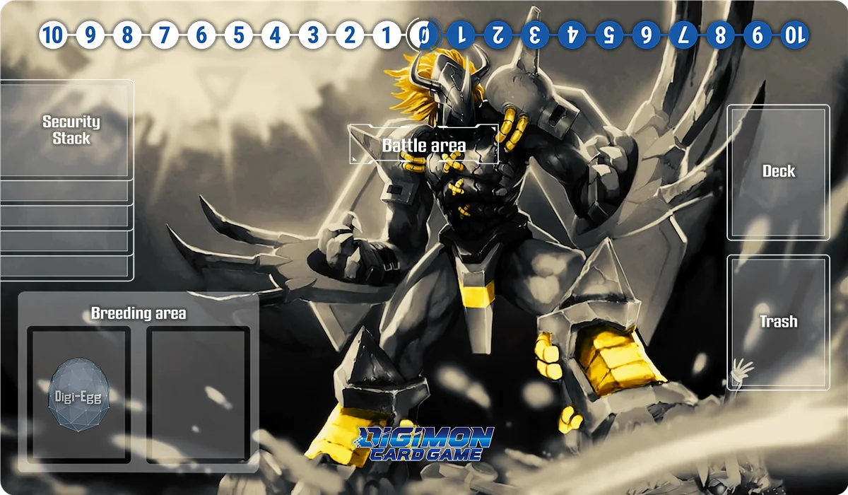 Digimon Playmat Black War Greymon Omega Culumon Terriermon DTCG OCG Board Game Trading Card Game Mat Mouse Pad Desk Mat Free Bag