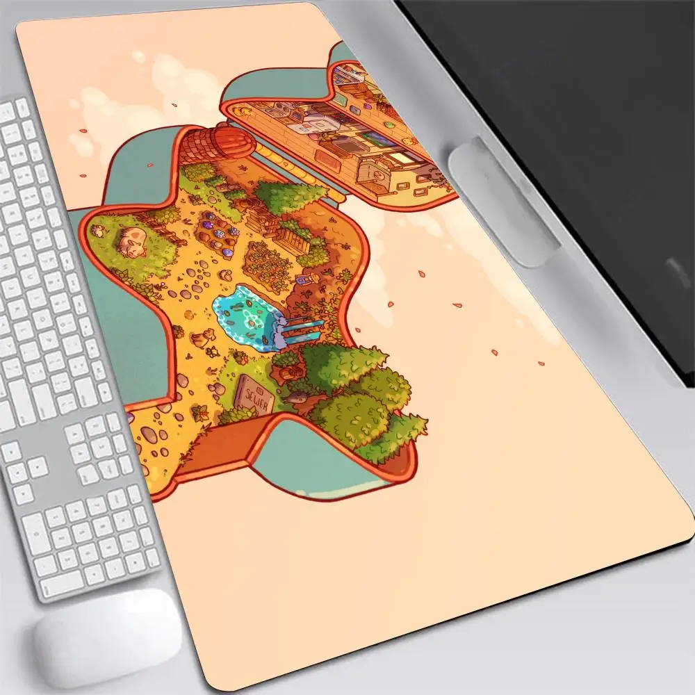 Stardew Valley Large Anti-slip Mat Deskpad Gaming Mousepad Speed Rug Game Table Mats Anime Keyboard and Mouse Pad For Office