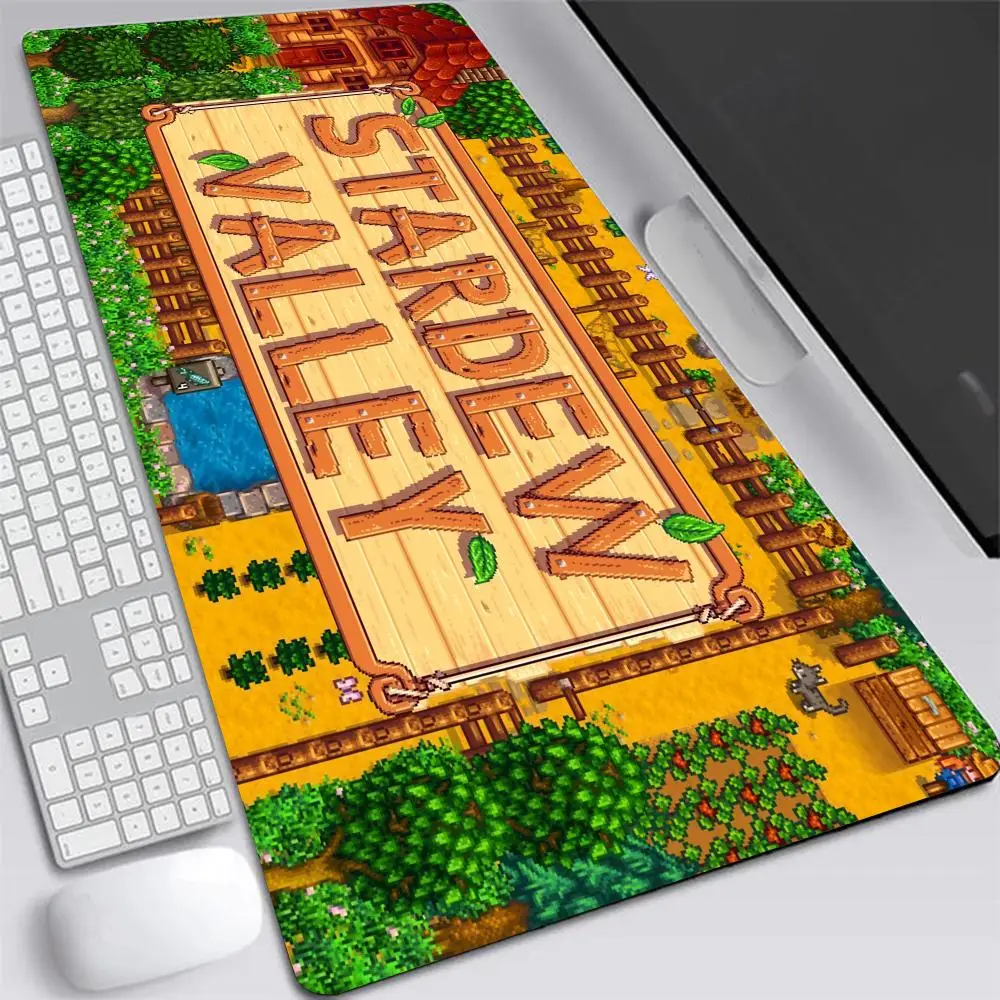 Stardew Valley Large Anti-slip Mat Deskpad Gaming Mousepad Speed Rug Game Table Mats Anime Keyboard and Mouse Pad For Office