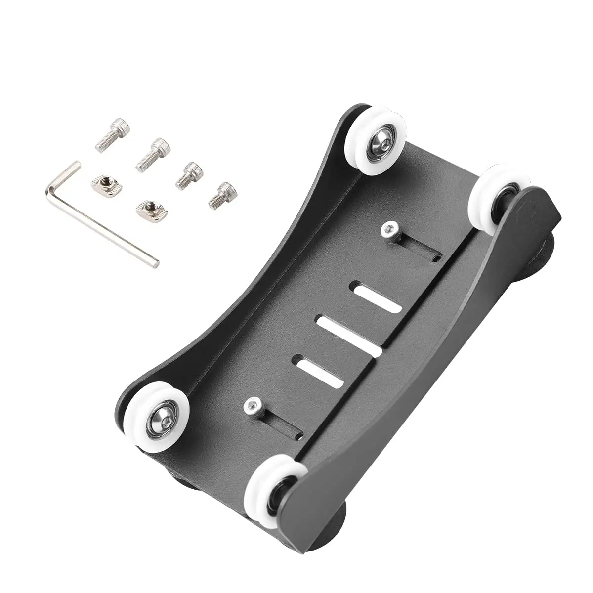 Toaiot Tabletop Filament Holder Rack Spool Material Shelves Supplies Fixed Seat For ABS PLA 3D Printer Material Rack Tray Black