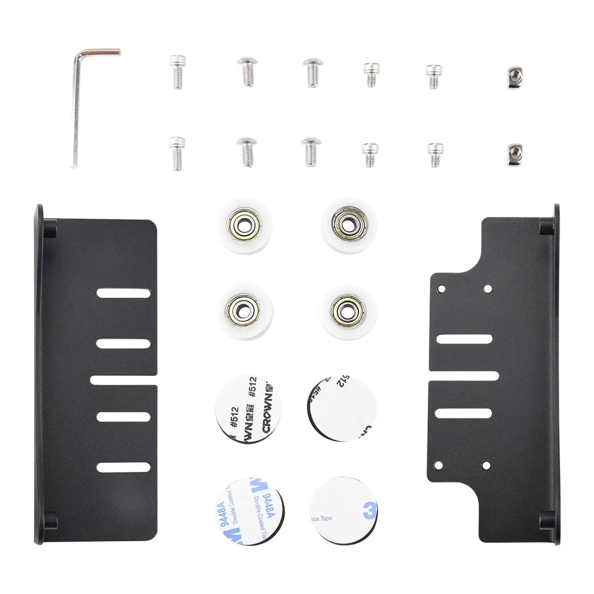 Toaiot Tabletop Filament Holder Rack Spool Material Shelves Supplies Fixed Seat For ABS PLA 3D Printer Material Rack Tray Black