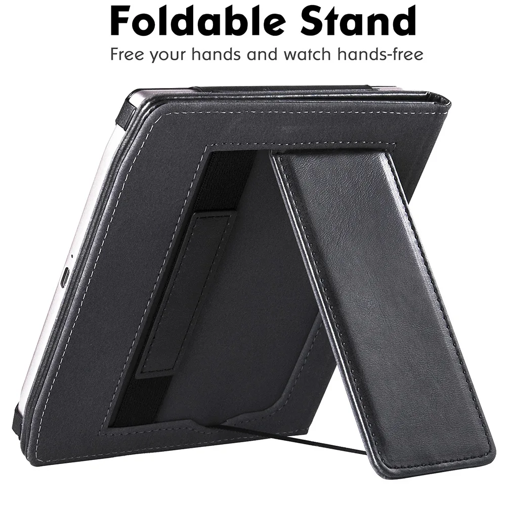 For Pocketbook Era Case PB700 Flip Stand Cover 7 inch with Hand Strap Auto Wake Sleep E-Book PU Leather Cover 7'' 2022 Funda