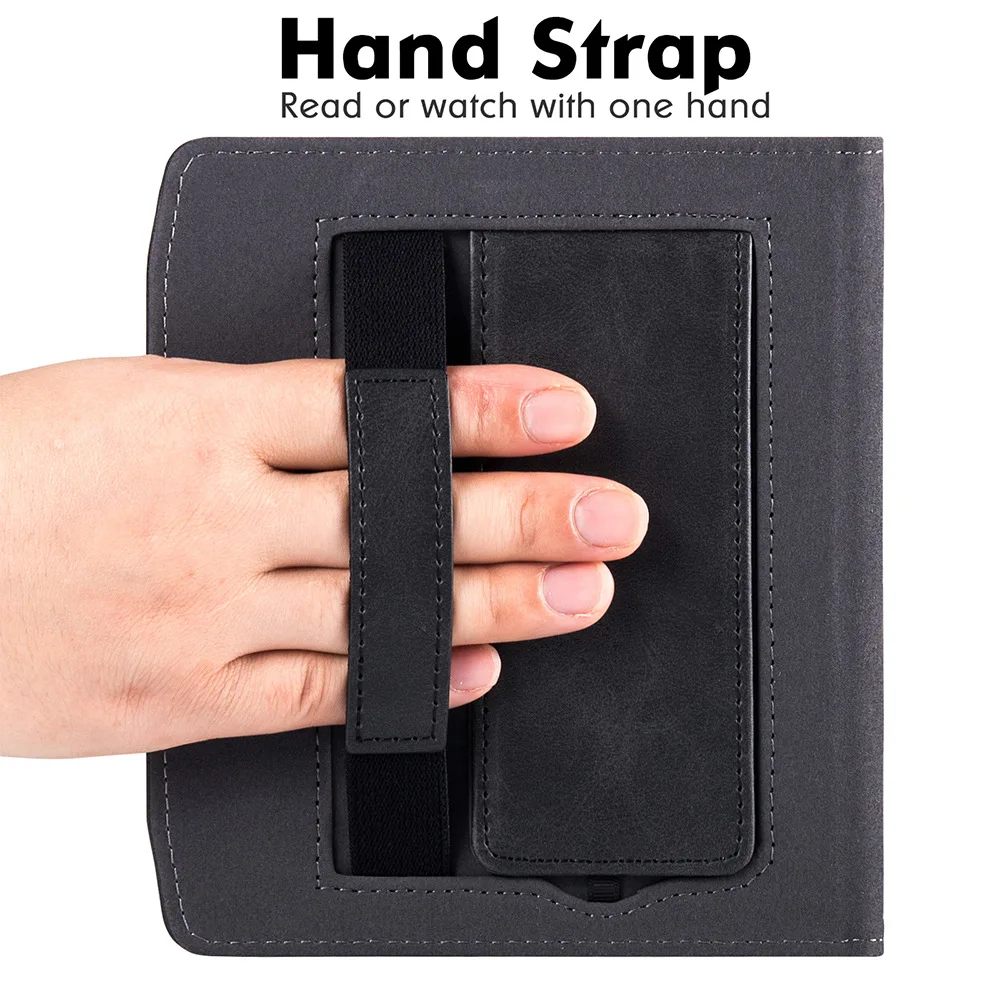 For Pocketbook Era Case PB700 Flip Stand Cover 7 inch with Hand Strap Auto Wake Sleep E-Book PU Leather Cover 7'' 2022 Funda
