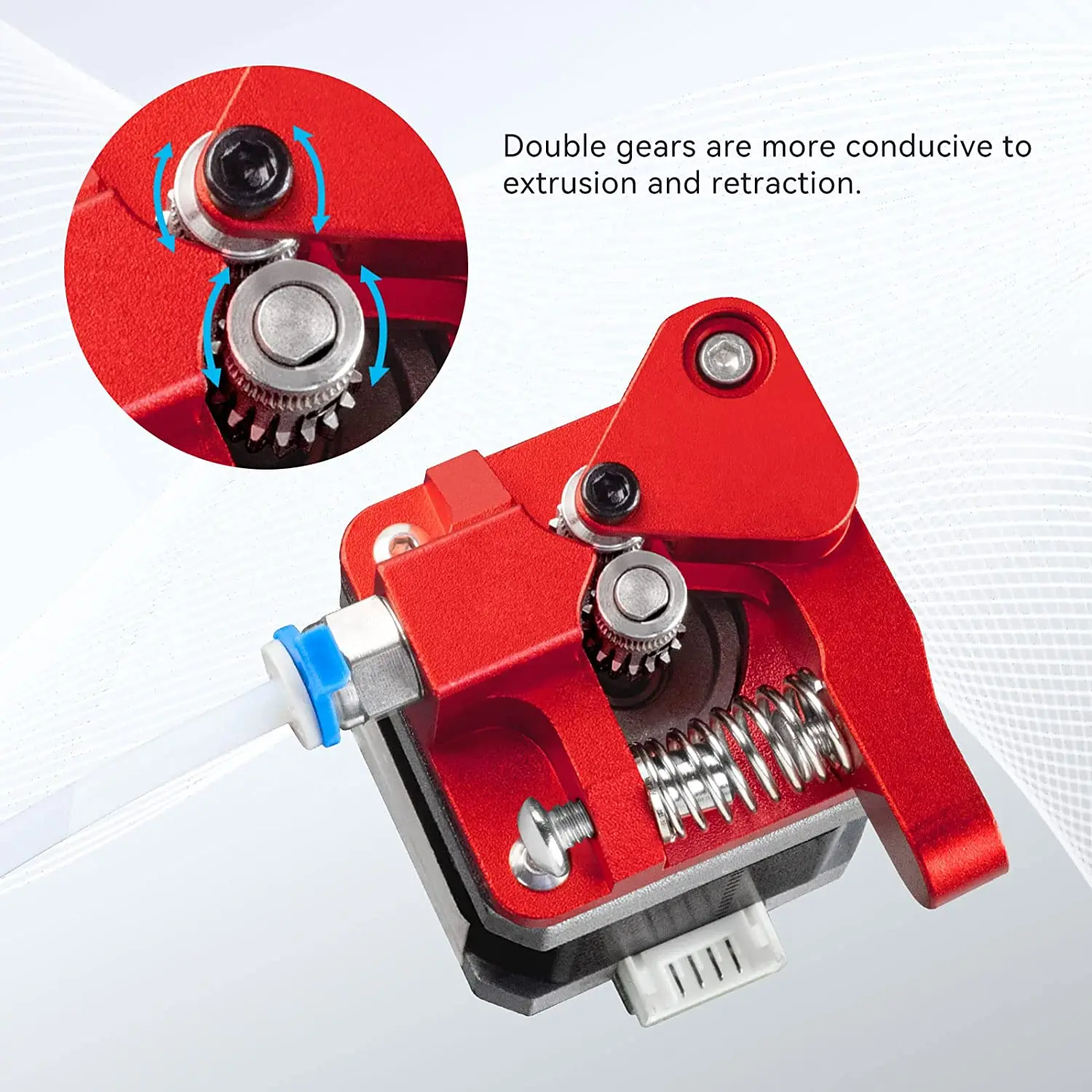 Upgrade Kit Dual Gear Extruder with Two Washers Metal Drive Feeder For Creality Ender 3 V2 Pro,Ender 3 Neo CR10 3D Printer