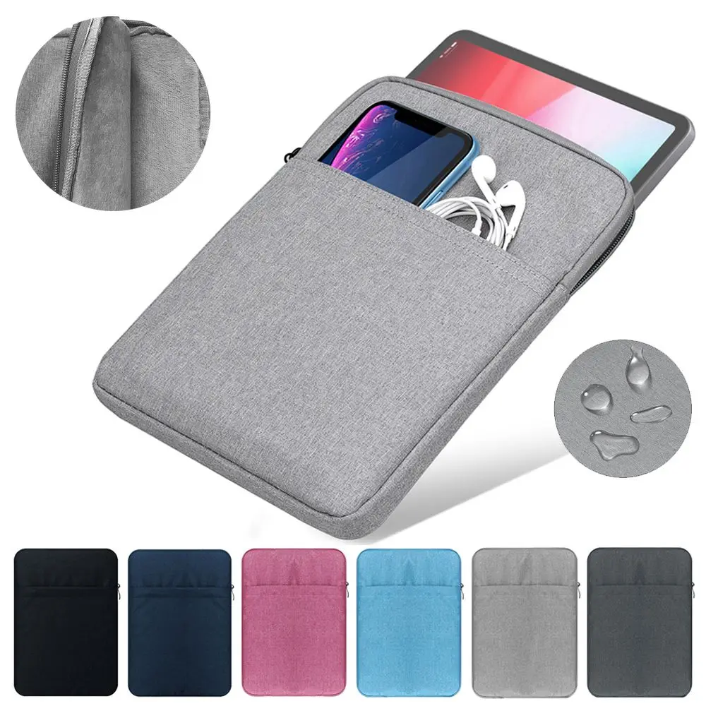 6/8/10/11 inch Tablet Sleeve Phone Bag Shockproof Protective Pouch Case Cover for Kindle iPad Air Pro Xiaomi Huawei Samsung