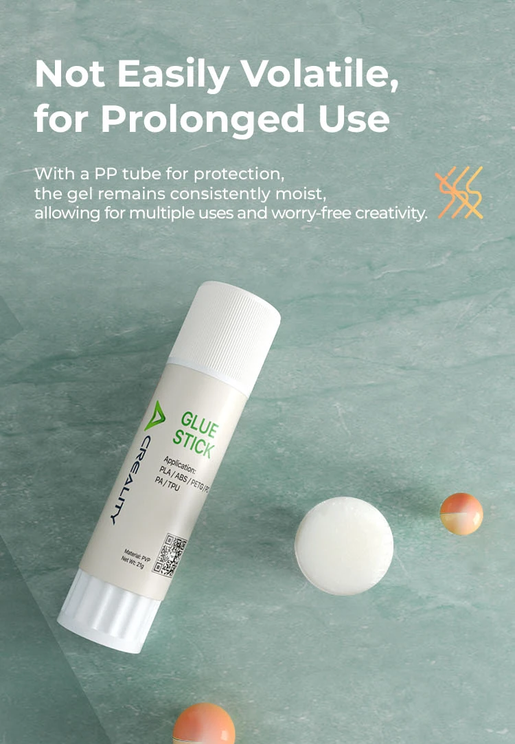 Creality Glue Stick for Build Plate 21g Maintained Constant Adhesion Application PLA/ABS/PETG/PC/PA/TPU