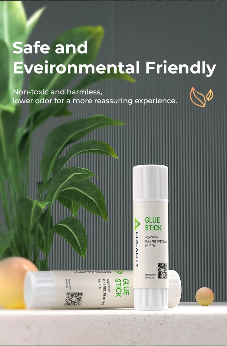 Creality Glue Stick for Build Plate 21g Maintained Constant Adhesion Application PLA/ABS/PETG/PC/PA/TPU