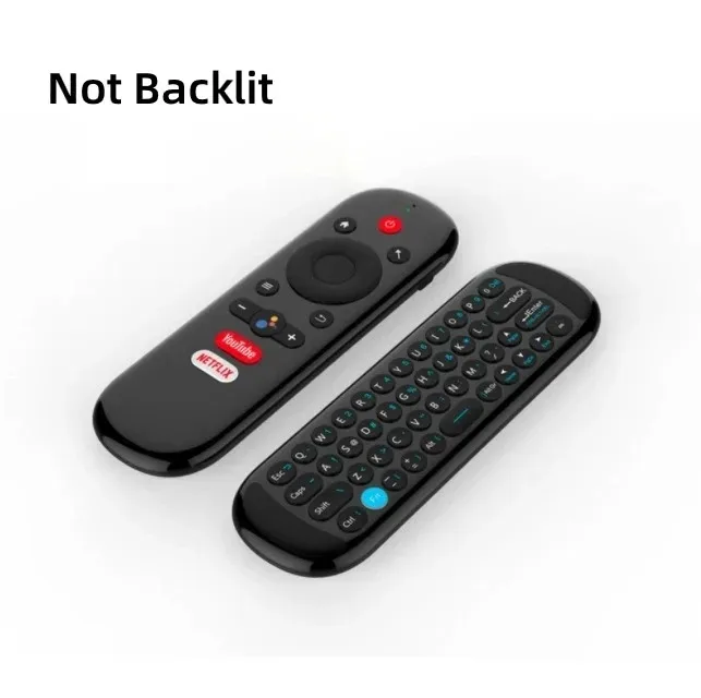 2.4G Wireless Gyroscope Air Mouse Voice Remote Control Mini Keyboard IR Learning Backlit Transmitter for Android Smart TV Box PC