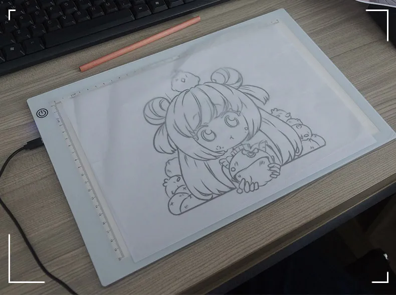 A4/A5 Three Level Dimmable Led Light Pad Drawing Board Pad Tracing Light Box Eye Protection Easier for Diamond Painting
