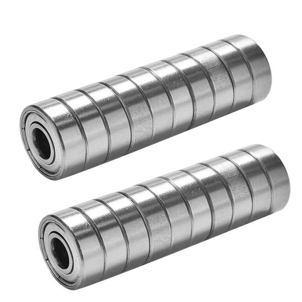10-40Pcs Ball Bearings 608ZZ 623ZZ 626ZZ 687ZZ 607ZZ Deep Groove Miniature Bearings for Skateboard Scooter 3D Printers Bearings