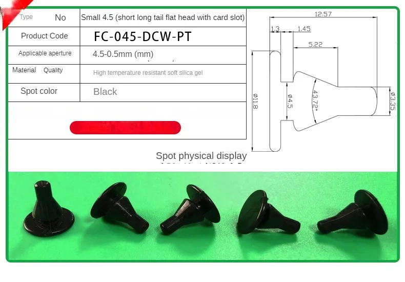 Silicone Plug Rubber Stopper Eyelet Damping High Elasticity Protective 3mm4mm5mm6mm8mm9mm10mm12mm14mm16mm Anti-collision Sealing