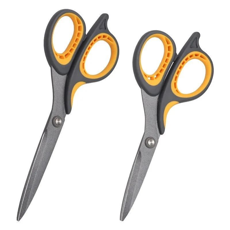 Stainless Steel Large Coated Soft-touch Multi-functional Home Office Scissor Hand Craft Tailor's Stationery Vintage Scissors