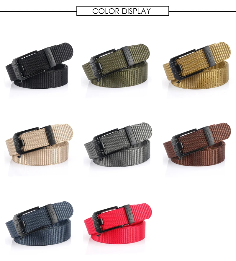 VATLTY Automatic Buckle Belt for Men 34mm Real Nylon Military Tactical Belt Non Slip Hiking Hunting Belt Male Envio Gratis