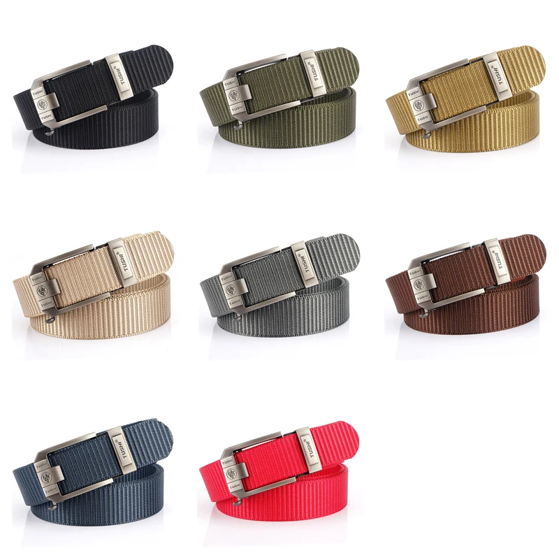VATLTY Automatic Buckle Belt for Men 34mm Real Nylon Military Tactical Belt Non Slip Hiking Hunting Belt Male Envio Gratis