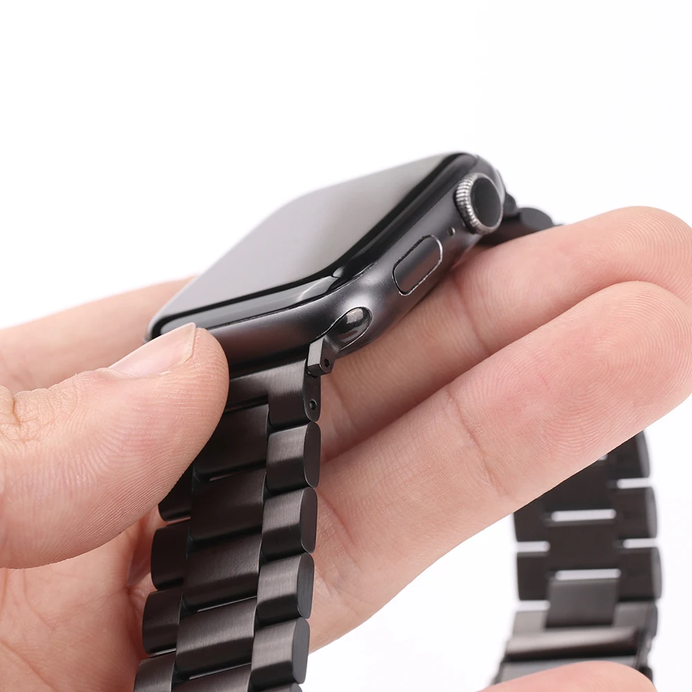 Stainless Steel Strap For Apple Watch Band 45mm Ultra 49mm 41mm 40mm 44mm 46mm Strap Metal Bracelet For Iwatch Series 11 10 42mm
