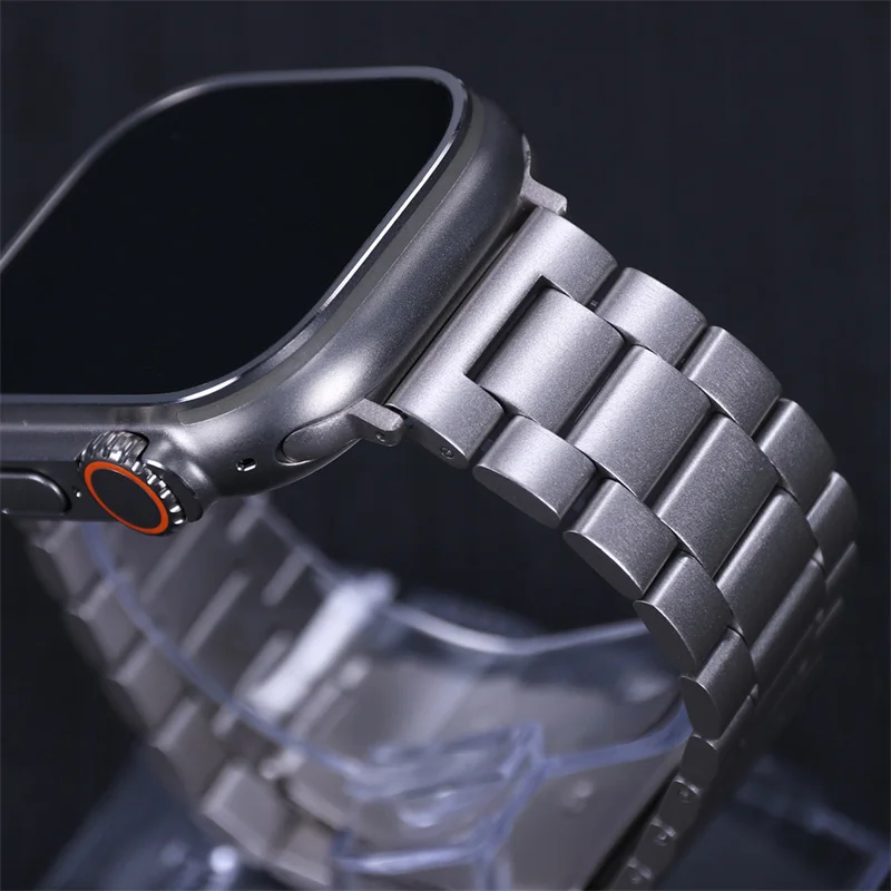 Stainless Steel Strap For Apple Watch Band 45mm Ultra 49mm 41mm 40mm 44mm 46mm Strap Metal Bracelet For Iwatch Series 11 10 42mm
