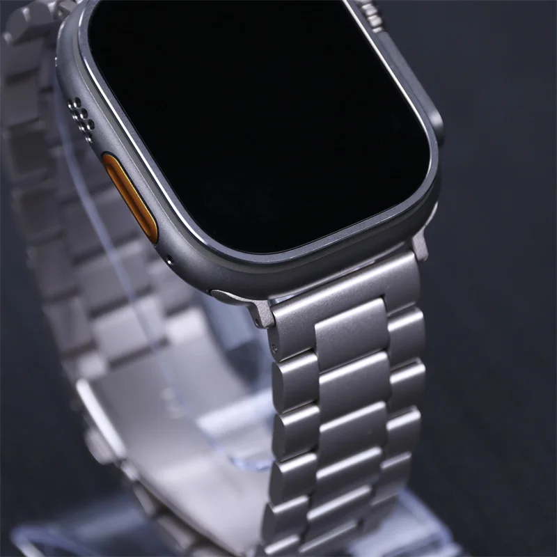 Stainless Steel Strap For Apple Watch Band 45mm Ultra 49mm 41mm 40mm 44mm 46mm Strap Metal Bracelet For Iwatch Series 11 10 42mm