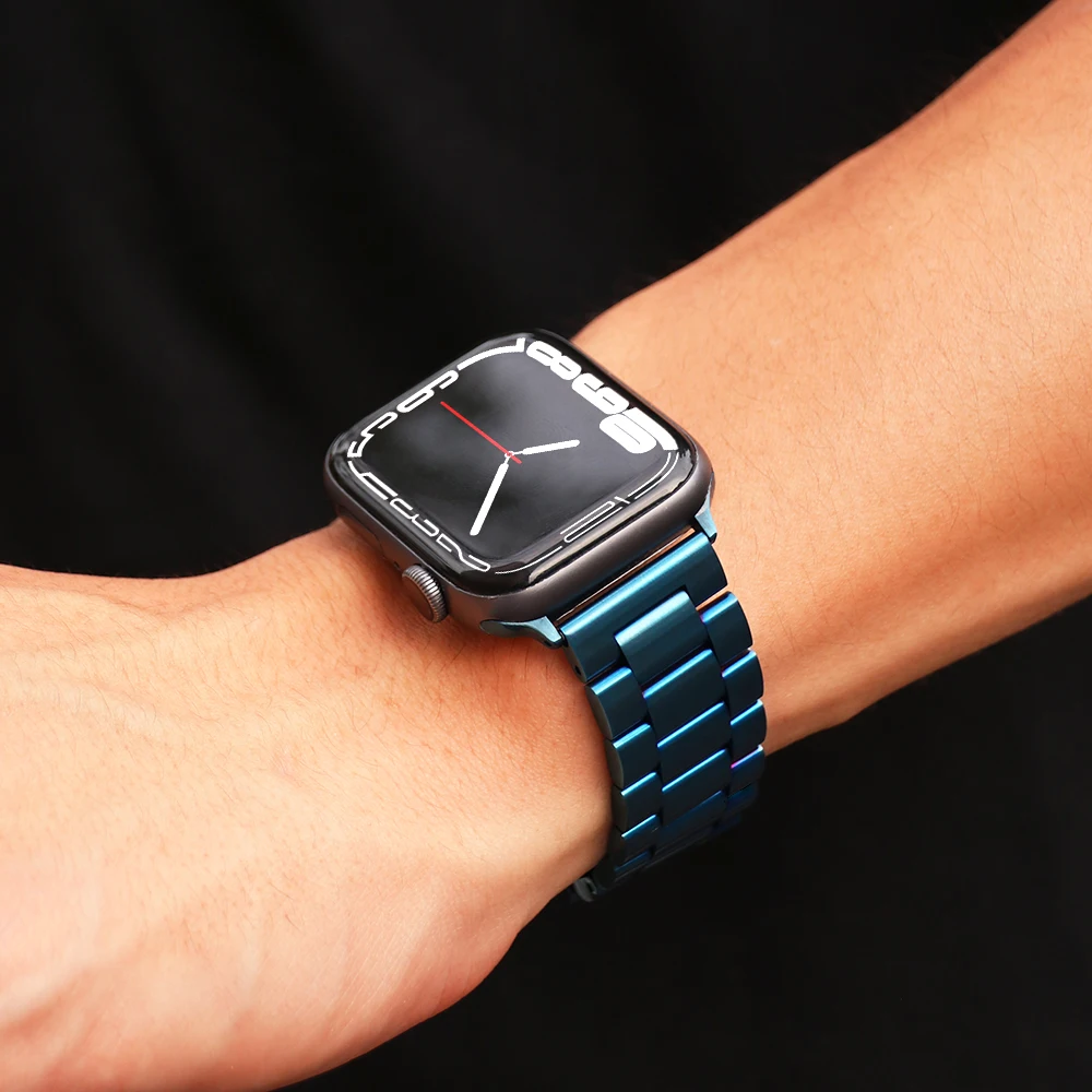 Stainless Steel Strap For Apple Watch Band 45mm Ultra 49mm 41mm 40mm 44mm 46mm Strap Metal Bracelet For Iwatch Series 11 10 42mm
