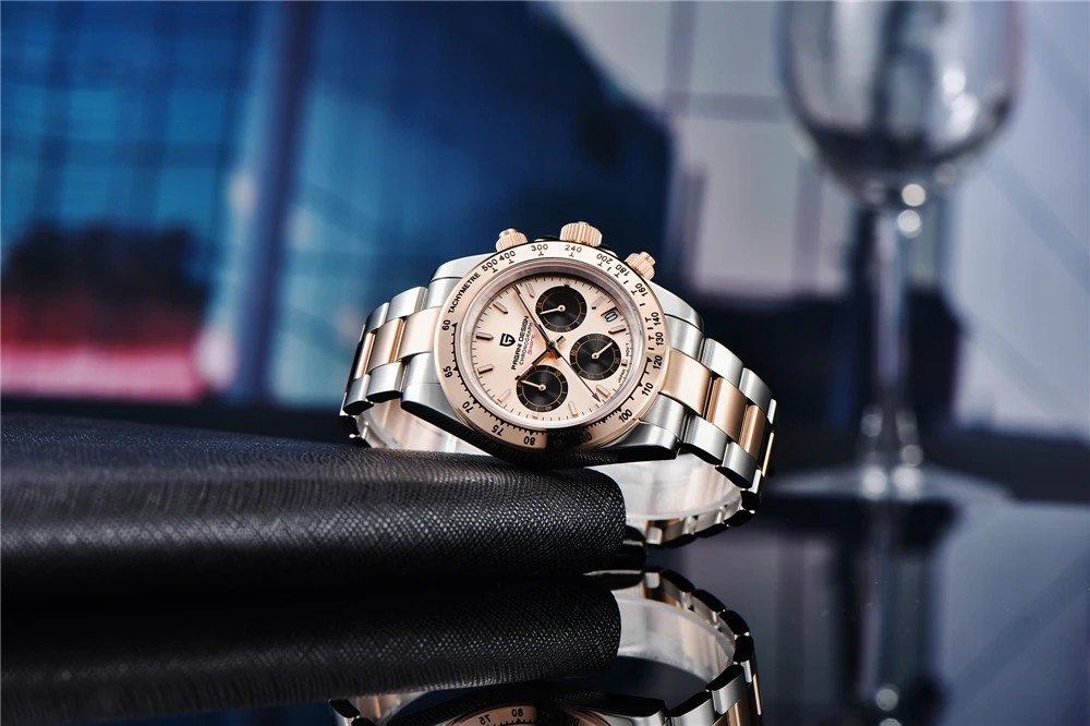 2026 New PAGANI Design Top Brand Men's Sports Quartz Watches Sapphire Stainless Steel Waterproof Chronograph Luxury Reloj Hombre