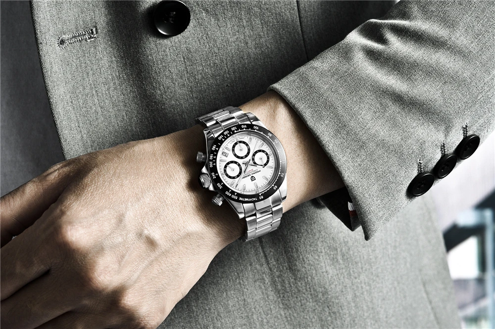 2026 New PAGANI Design Top Brand Men's Sports Quartz Watches Sapphire Stainless Steel Waterproof Chronograph Luxury Reloj Hombre
