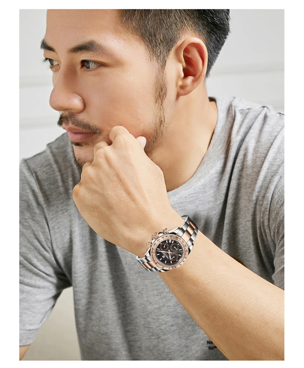 2026 New PAGANI Design Top Brand Men's Sports Quartz Watches Sapphire Stainless Steel Waterproof Chronograph Luxury Reloj Hombre