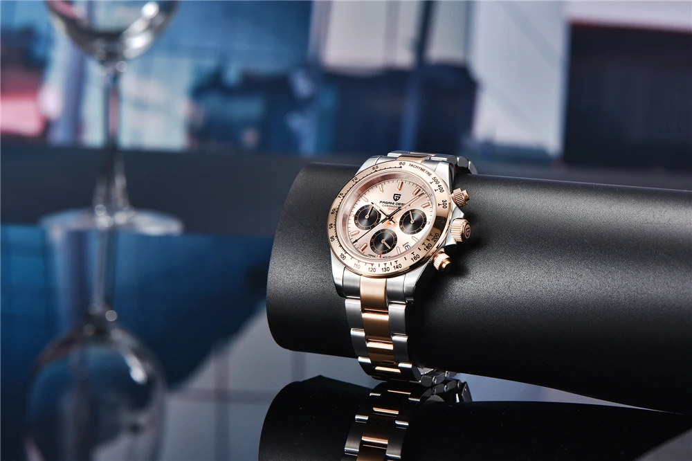2026 New PAGANI Design Top Brand Men's Sports Quartz Watches Sapphire Stainless Steel Waterproof Chronograph Luxury Reloj Hombre