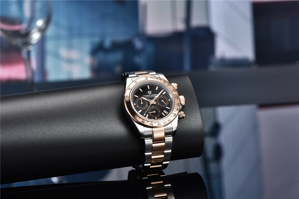 2026 New PAGANI Design Top Brand Men's Sports Quartz Watches Sapphire Stainless Steel Waterproof Chronograph Luxury Reloj Hombre